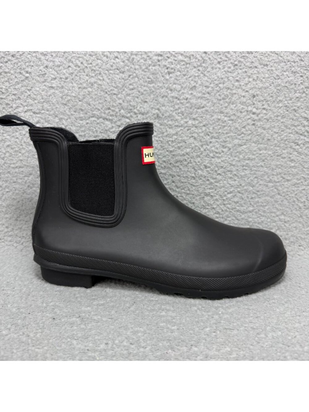 Hunter Boots Womens 10 Shoes Black Rubber Original Chelsea Rain Waterproof Ankle - Picture 3 of 11